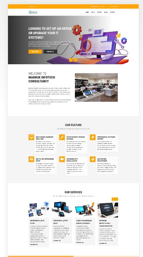 website development portfolio